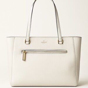 Kate Spade White Minimalist Tote